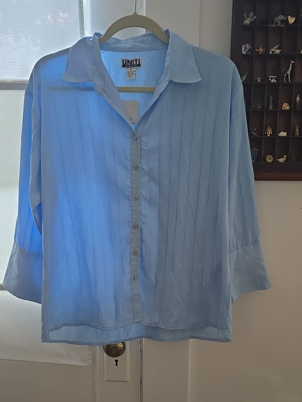 Uniti Casuals Pale Blue Button-Up Shirt